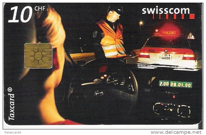 Swisscom: Polizeikontrolle, Wettingen - Police