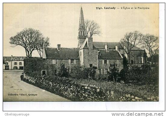 29 LOCTUDY L EGLISE ET LE PRESBYTERE COLL VILLARD LL N °3741TOP §§§§§§§§§ - Loctudy