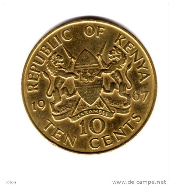 10 Cents  1967   -kenya- - Kenya