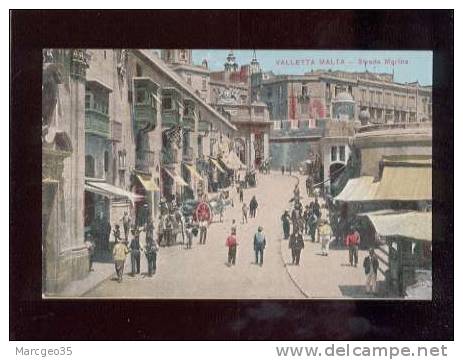 21936 Valletta Malta Strada Marina Pas D'édit. Animée Malte Belle Carte - Malta