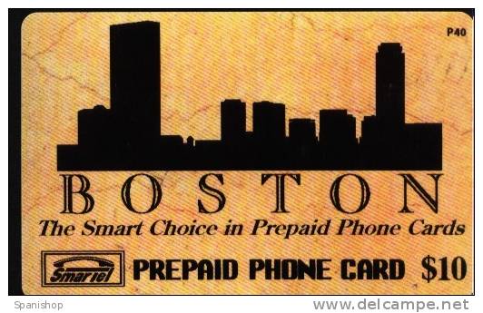 Prepaid USA Boston Skyline Shadow. Only 1500 Ex - Sonstige & Ohne Zuordnung