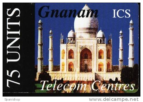Prepaid France Gnanam Taj Majal India  Wonder Of The World. - Autres & Non Classés