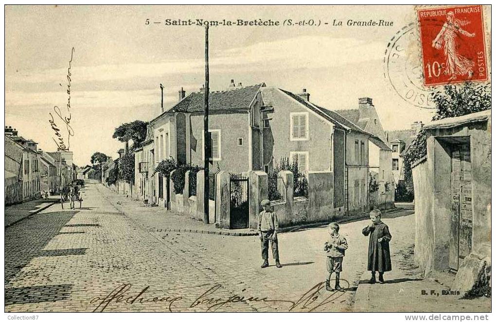 78 - YVELINES - St NOM La BRETECHE - GRANDE RUE - St. Nom La Breteche