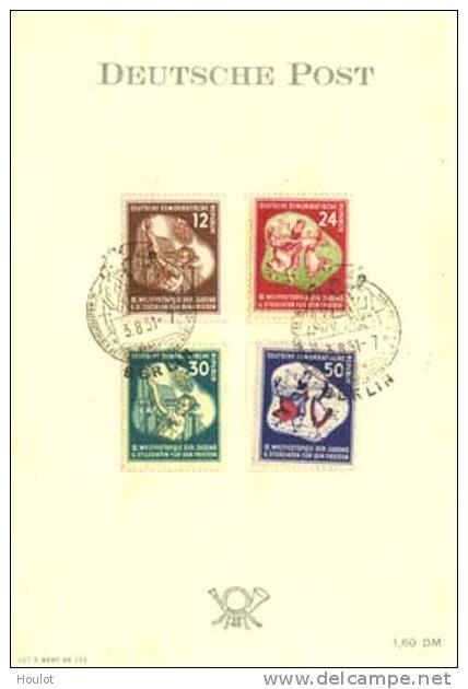 DDR Mi.N° 289/92  FDC -Karte Der Deutschen Post; Michelwert 50,00 Euro - Storia Postale