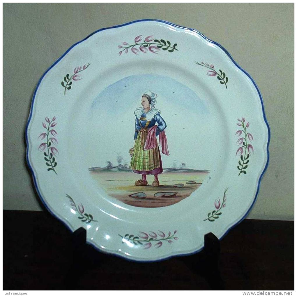 Ancienne - Assiette - Bord - Plate- AS 1812 - Autres & Non Classés