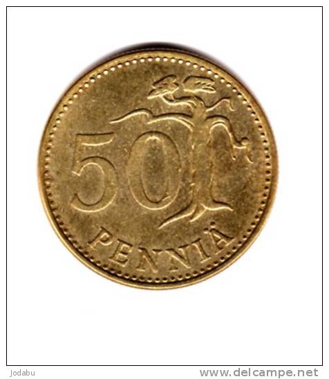 50 Pennia 1976  -finlande- - Finland