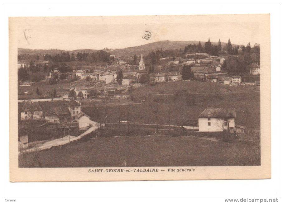 ST GEOIRE EN VALDAINE 38 VUE GENERALE ISERE - Saint-Geoire-en-Valdaine