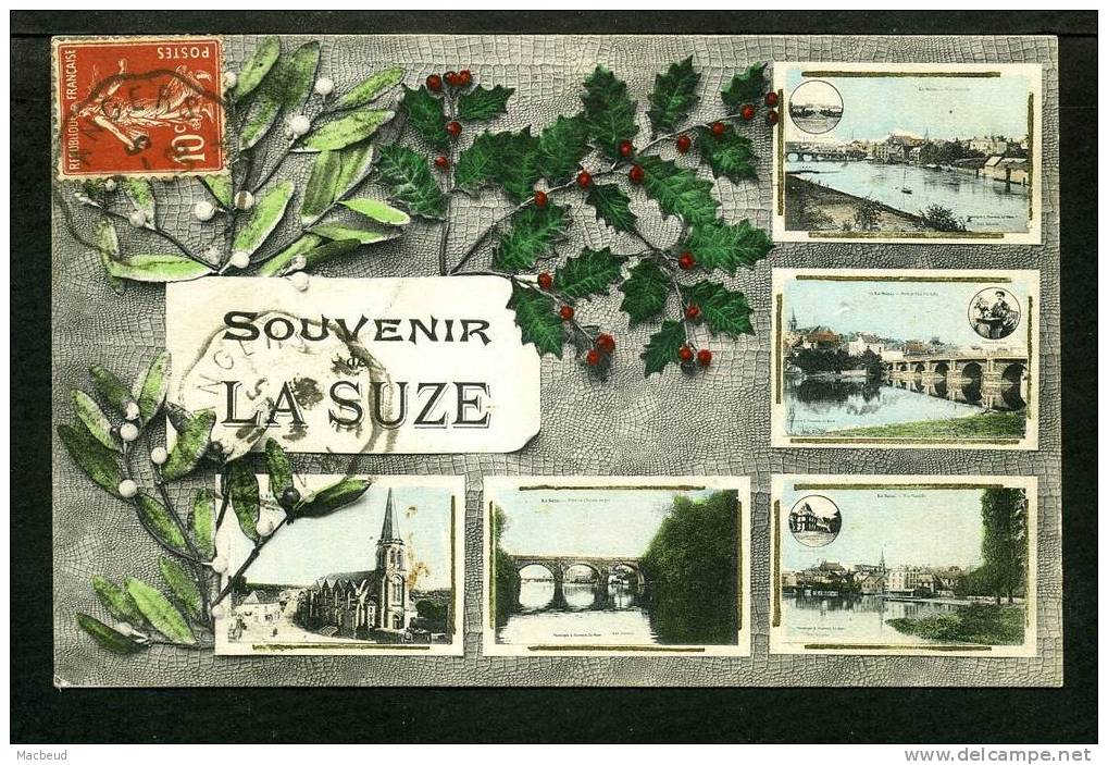 72 - LA SUZE - Souvenir De La Suze - 5 VUES DIFFERENTES - La Suze Sur Sarthe
