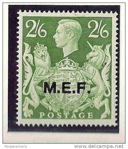 GB, MEF, 1943, MI 16-23 MNH ** - Occ. Britanique MEF