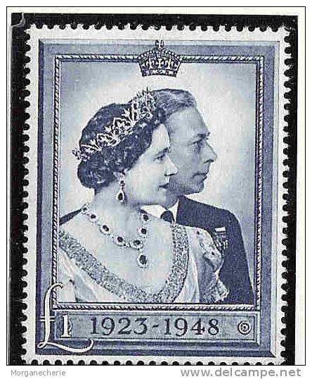 GB, 1948, SILVER WEDDING, MI 233-234 MH * - Ungebraucht