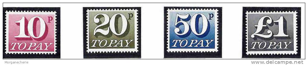 GB, 1970, MI 76-85 COMPLETE  MNH ** - Tasse