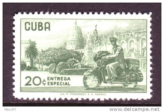 UBA   E 25  *   MOTORCYCLE   MAILMAN - Express Delivery Stamps