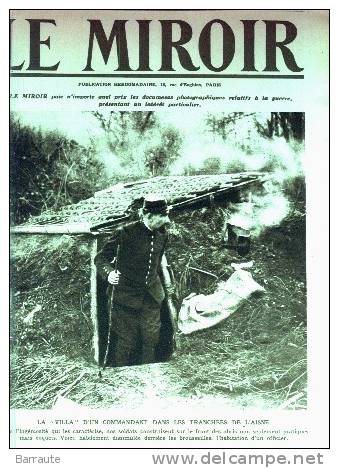 Le Miroir N° 57 Du 27/12/1914 Gonflage D´un BALLON - Informations Générales
