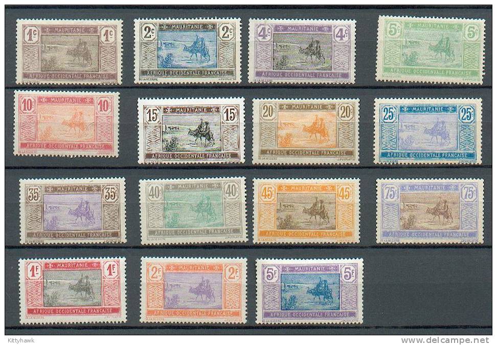 MAU 80 - YT 17 à 33 Sauf 25 Et 29 Manquants (missing) - Unused Stamps