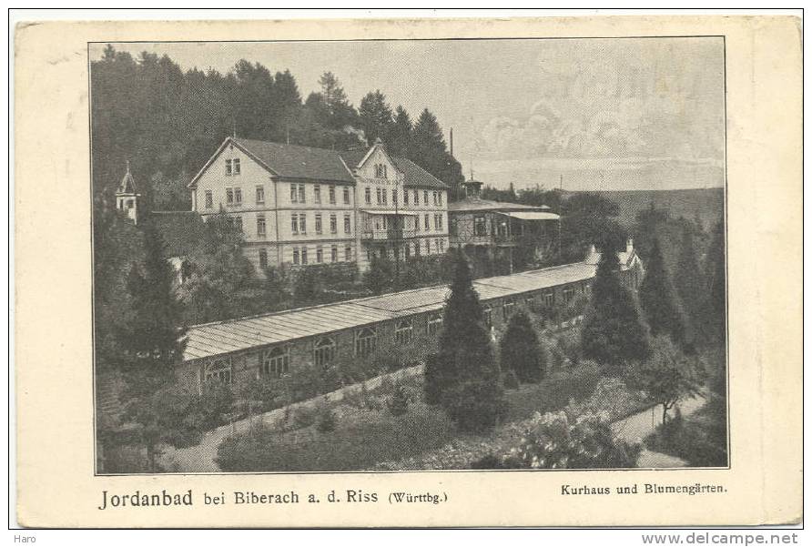 JORDANBAD Bei Biberach A.d. Riss - Kurhaus Und Blumengärten (731) - Biberach