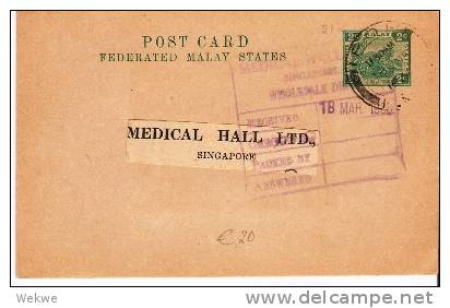 Mly011/ Federal State, 2 C. Tiger Ipoh 1936 - Federated Malay States