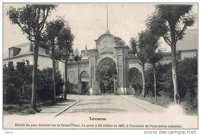 Tervueren  Entréedu Parc  1912 - Tervuren