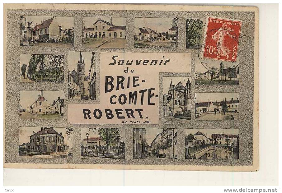 Souvenir De BRIE-COMTE-ROBERT. - Brie Comte Robert