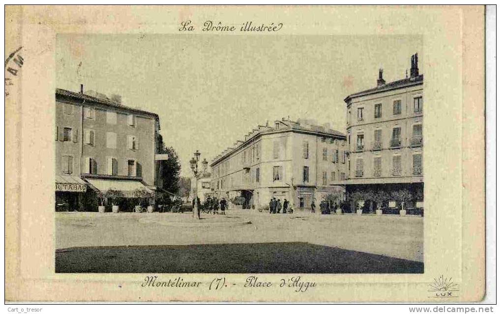 CPA 26 MONTÉLIMAR - Place D´Aygu - Montelimar