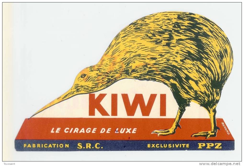 Buvard Kiwi: Cirage De Luxe, Fabrication S.R.C., Exclusivité PPZ (07-3409) - Schuhe
