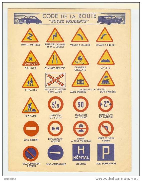 Protège Cahiers Caisse D' Epargne: Livret, Enfants, Code De La Route (07-3425) - Schutzumschläge