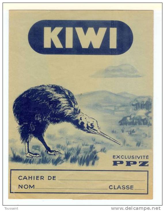 Protège Cahiers Kiwi: Cirage, Exclusivité PPZ (07-3426) - Protège-cahiers