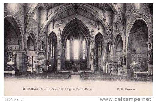 Carmaux - Intèrieur De L'Eglise St Privat - Carmaux