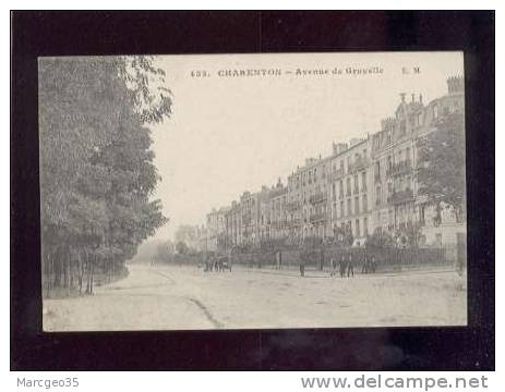 21998 Charenton Avenue De Gravelle édit.E.M. N° 453  Belle Carte - Charenton Le Pont