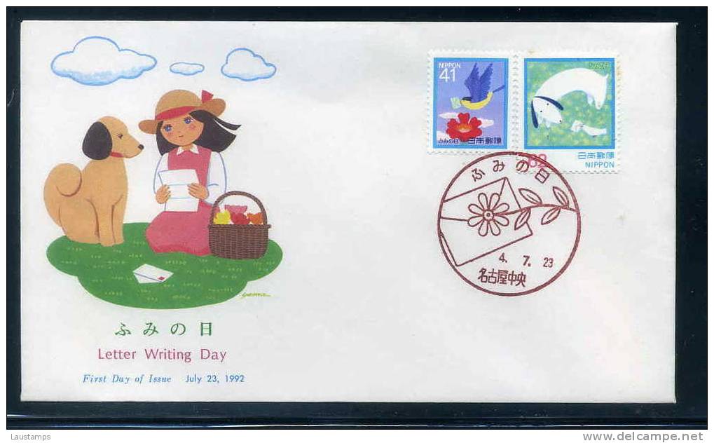 Japan 1992 Letter Writing Day FDC - FDC