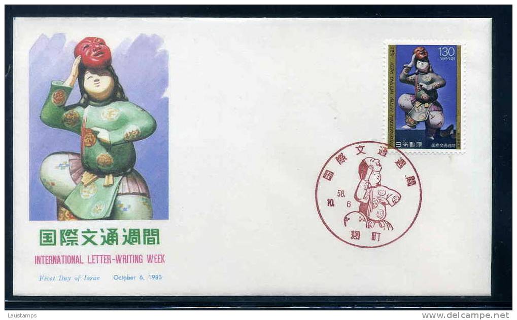 Japan 1983 International Letter Writing Week FDC - FDC