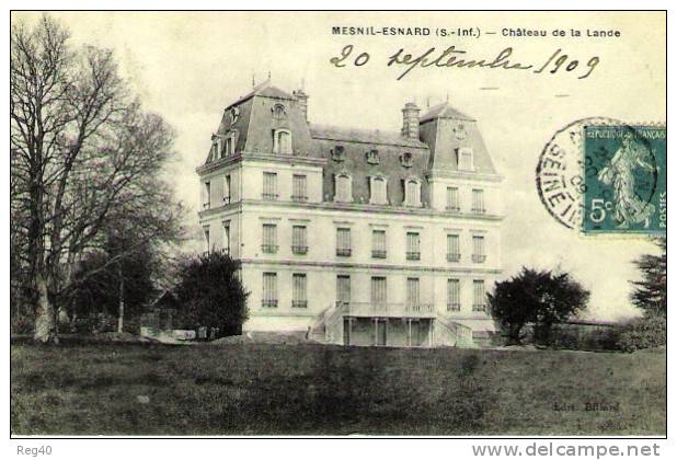 D76 - MESNIL-ESNARD  -  Chateau De La Lande - Mesnil-Val