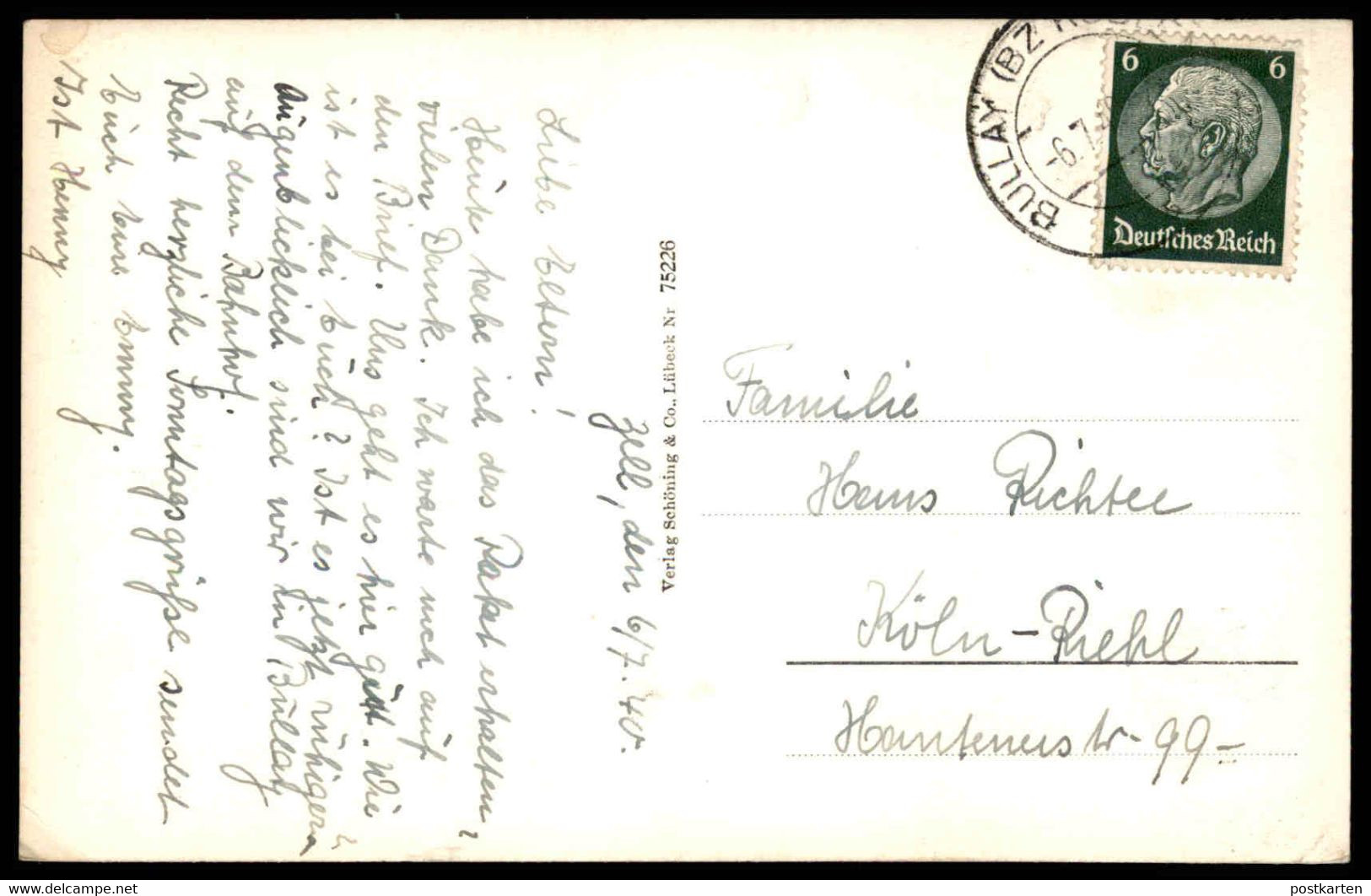 ALTE POSTKARTE ALF-BULLAY VOM WALDFRIEDEN AUS MOSEL AK Ansichtskarte Cpa Postcard - Alf-Bullay