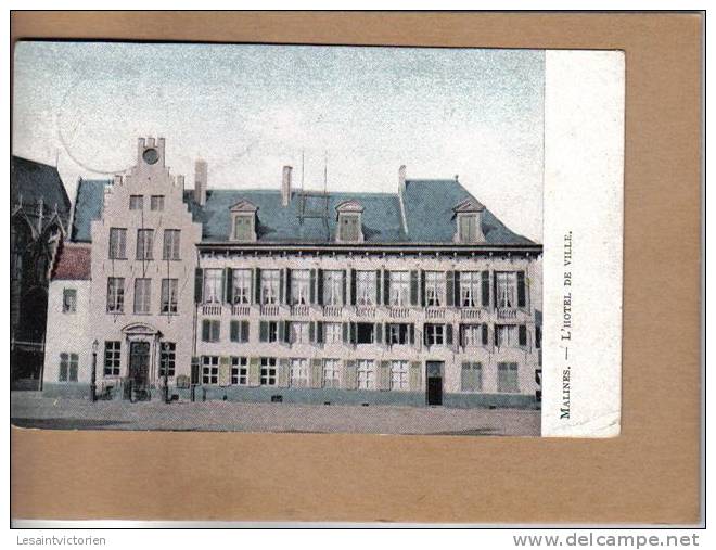 MECHELEN MALINES HOTEL DE VILLE COLORISEE - Malines