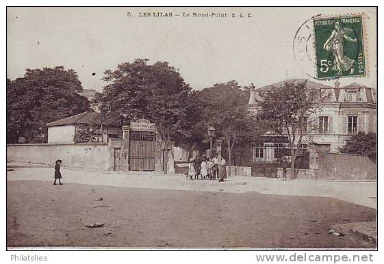 LES LILAS   LE ROND POINT 1907 - Les Lilas
