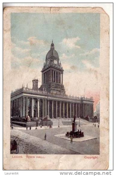 Old Card Of Leeds - Carte Ancienne De Leeds - Leeds