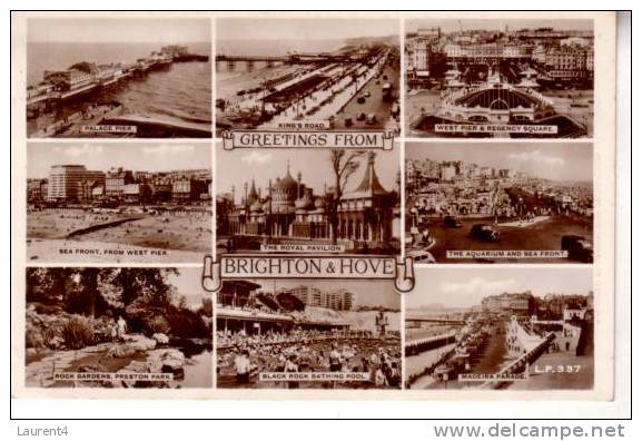 Old Card Of Brighton  - Carte Ancienne De Brighton - Brighton