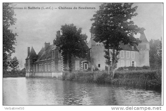 ENVIRONS DE SALBRIS..CHATEAU DE SOUESMES..1916 - Salbris