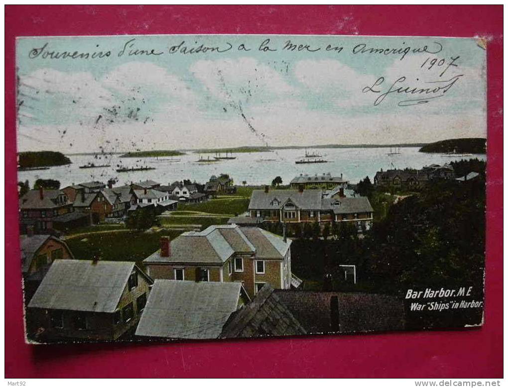 BAR HARBOR  WAR SHIPS IN HARBOR - Sonstige & Ohne Zuordnung