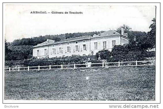 Cpa AMBAZAC Chateau De Trasforet - Ambazac