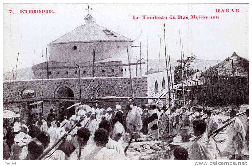 ETHIOPIE .HARAR. LE TOMBEAU DU RAS MEKONNEN . - Etiopia