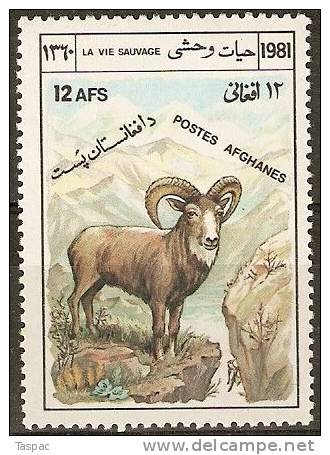 Afghanistan 1981 Mi# 1248 ** MNH - Bighorn Mountain Sheep - Afghanistan