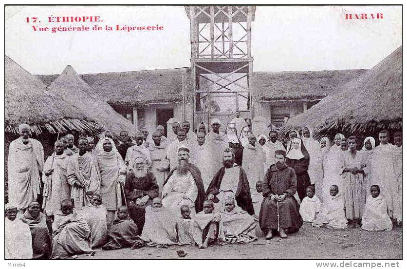 ETHIOPIE .HARAR. VUE GENERALE DE LA LEPROSERIE . - Äthiopien