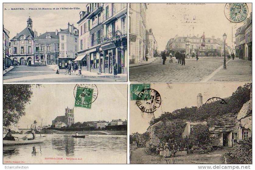 Mantes La Jolie     78     Lot De 12 Cartes                 (voir Scan) - Mantes La Jolie