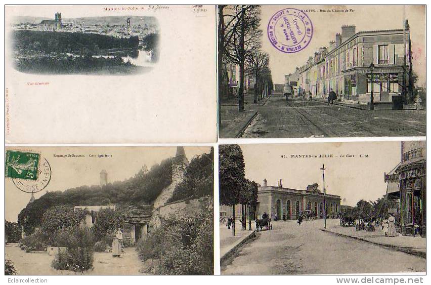 Mantes La Jolie     78      Lot De 12 Cartes     (voir Scan) - Mantes La Jolie