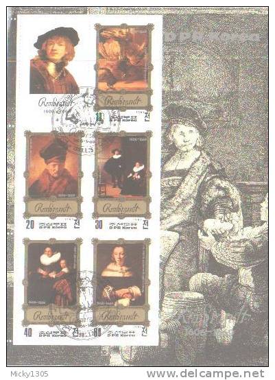 Kleinbogen Gestempelt / Miniature Sheet Used (V226) ## - Rembrandt