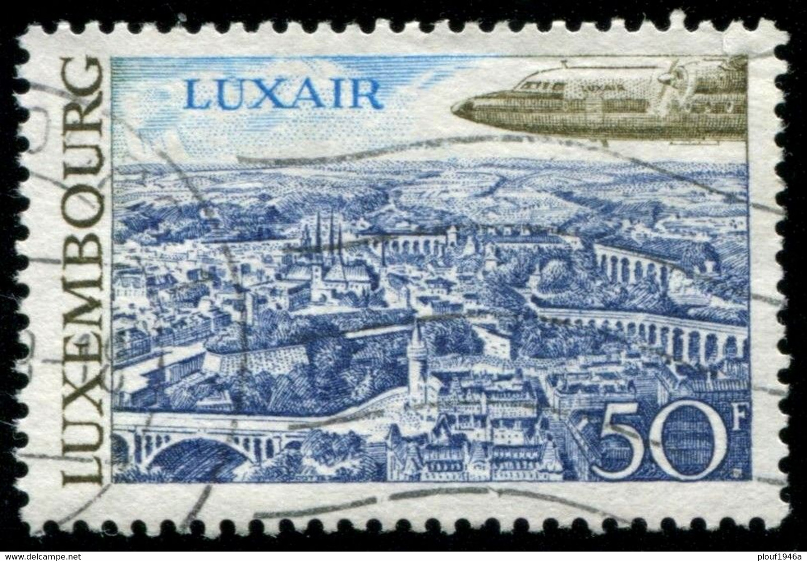 Pays : 286,04 (Luxembourg)  Yvert Et Tellier N° : Aé  21 (o) - Used Stamps