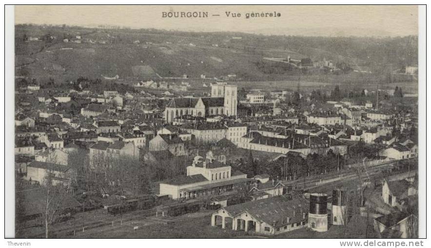 BOURGOIN   VUE GENERALE - Bourgoin