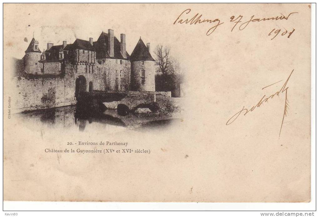 79 Environs De PARTHENAY Château De La Guyonniére (XVé Et XVIé Siécle) - Parthenay