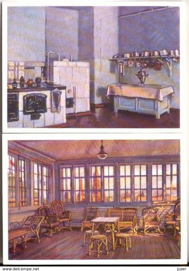 Russia, Moscow: Kremlin, Apartment of Lenin. 20 cards