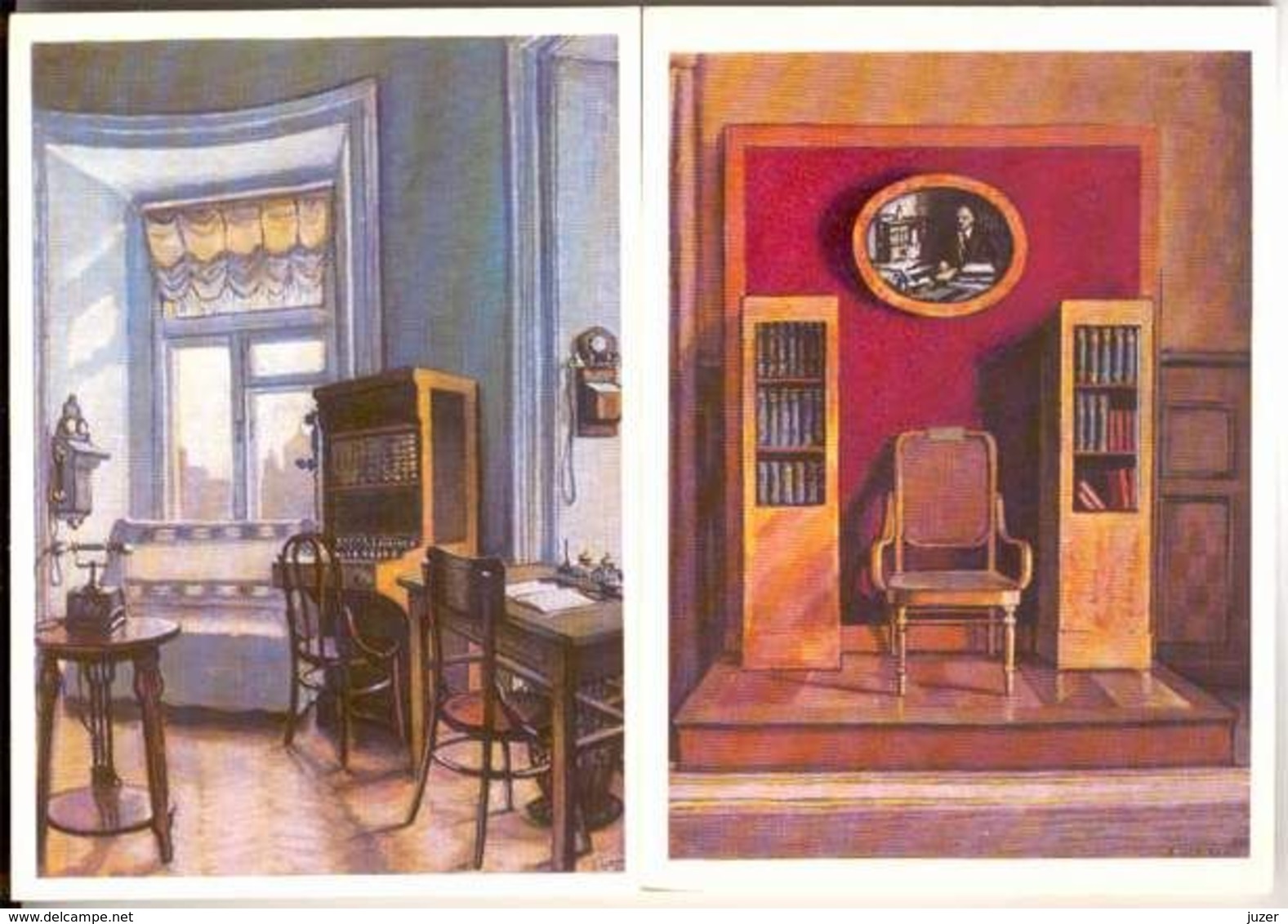 Russia, Moscow: Kremlin, Apartment of Lenin. 20 cards